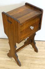 OAK TELEPHONE STAND