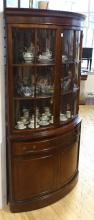 MAHOGANY CORNER CABINET