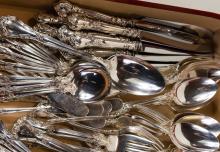 BIRKS STERLING "CHANTILLY" FLATWARE SET