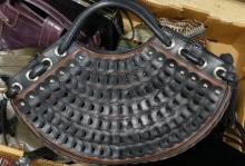 NINE VINTAGE PURSES