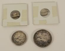 FOUR SILVER CANADIAN COINS
