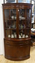 MAHOGANY CORNER CABINET