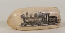 EDAVILLE RAILROAD SCRIMSHAW