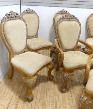 SET OF DECORATOR DINING CHAIRS