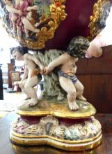 LARGE CAPODIMONTE URN