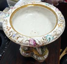 LARGE CAPODIMONTE URN