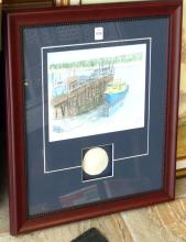 FOUR FRAMED ART WORKS