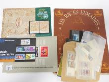 STAMPS AND STICKER BOOK