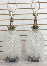 PAIR TABLE LAMPS