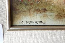 FRAMED R. THORNTON WATERCOLOUR