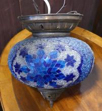 MOSAIC GLASS LIGHT FIXTURE