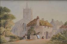 TWO WATERCOLOURS