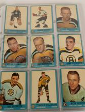 BINDER OF 1960'S HOCKEY CARDS