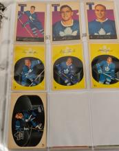 BINDER OF 1960'S HOCKEY CARDS