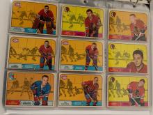 BINDER OF 1960'S HOCKEY CARDS