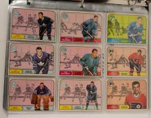 BINDER OF 1960'S HOCKEY CARDS