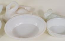 THREE NESTING DISHES AND EASTER EGG`