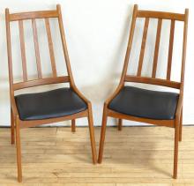 PAIR OF MCM TEAK CHAIRS