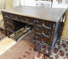 ANTIQUE OAK DESK