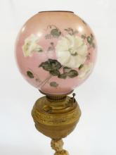 FIGURAL BANQUET OIL LAMP