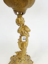 FIGURAL BANQUET OIL LAMP