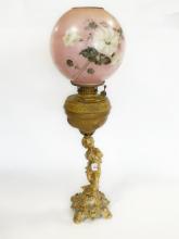 FIGURAL BANQUET OIL LAMP