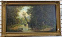 ANTIQUE EUROPEAN OIL PAINTING