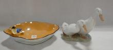 DANISH FIGURINE AND JAPANESE BOWL