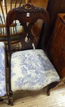 VICTORIAN SIDE CHAIR AND BENCH SEAT