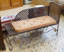WROUGHT IRON CHAISE