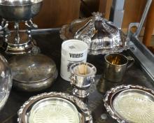 GROUP LOT OF SILVER PLATE