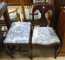 VICTORIAN SIDE CHAIR AND BENCH SEAT