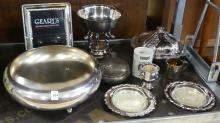 GROUP LOT OF SILVER PLATE