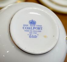 COALPORT "ELITE" DINNERWARE