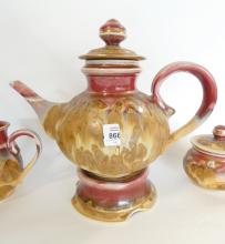 VALERIE METCALFE POTTERY TEA SET