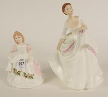 TWO ROYAL DOULTON FIGURINES