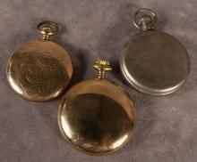 THREE POCKET WATCHES