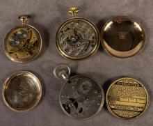 THREE POCKET WATCHES