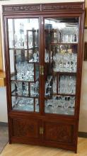 CHINESE ROSEWOOD DISPLAY CABINET
