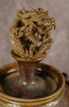 INTERESTING POTTERY JAR