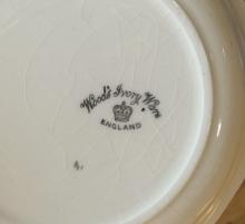 TWO BINS OF WOOD'S "IVORY WARE" DINNERWARE