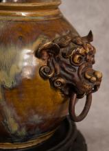 INTERESTING POTTERY JAR