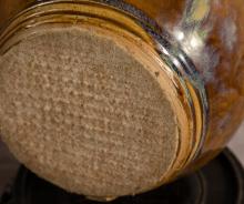 INTERESTING POTTERY JAR