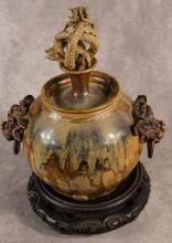 INTERESTING POTTERY JAR