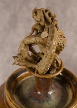 INTERESTING POTTERY JAR