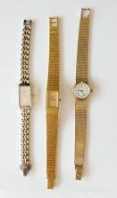 THREE LADIES' WRISTWATCHES