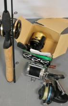 FISHING RODS AND REELS