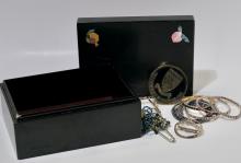 BOX AND JEWELLERY