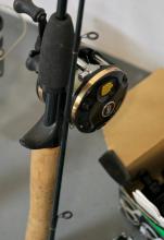 FISHING RODS AND REELS