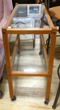 TEAK SERVING CART